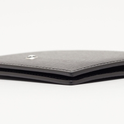 Pre Owned Montblanc Black Leather Meisterstück 6CC Money Clip Wallet