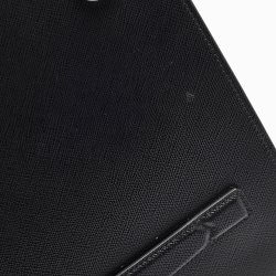 Montblanc Black Leather Meisterstuck Zip Pouch