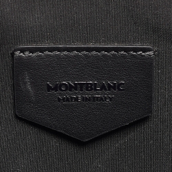 Montblanc Black Leather Meisterstuck Zip Pouch