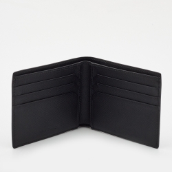 Pre Owned Montblanc Black Leather Meisterstuck Bifold Wallet