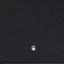 Pre Owned Montblanc Black Leather Meisterstuck Bifold Wallet