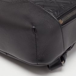 Montblanc Black Monogram Leather 4810 Sling Bag