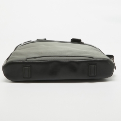 Montblanc Grey/Black Nylon and Leather My Nightflight Document Bag