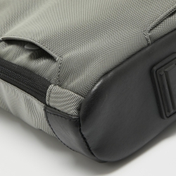 Montblanc Grey/Black Nylon and Leather My Nightflight Document Bag