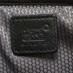 Montblanc Grey/Black Nylon and Leather My Nightflight Document Bag