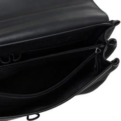Pre Owned Montblanc Nightflight Double Gusset with Toggle Closure Briefcase