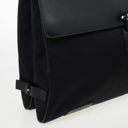 Pre Owned Montblanc Nightflight Double Gusset with Toggle Closure Briefcase