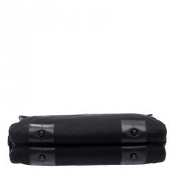 Montblanc Black Fabric and Leather Double Gusset Nightflight Briefcase