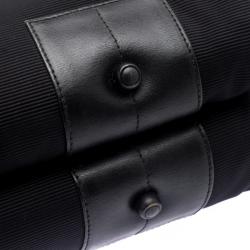 Montblanc Black Fabric and Leather Double Gusset Nightflight Briefcase