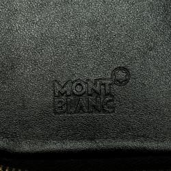Pre Owned MontBlanc Black Leather Meisterstuck Zip Organiser