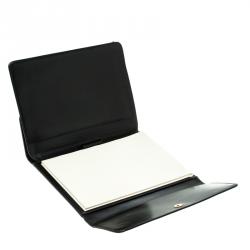 Pre Owned Montblanc Black Leather Porte Documents Conference Folder