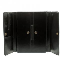 Pre Owned Montblanc Black Leather Porte Documents Conference Folder