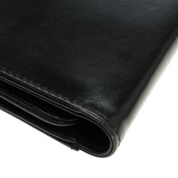 Pre Owned Montblanc Black Leather Porte Documents Conference Folder
