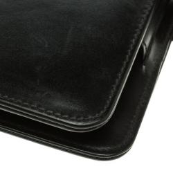 Pre Owned Montblanc Black Leather Agenda