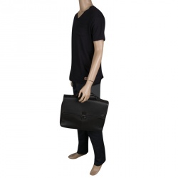 Montblanc Dark Brown Leather Briefcase