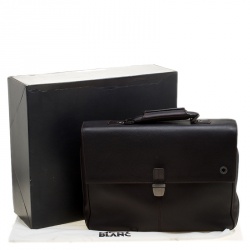 Montblanc Dark Brown Leather Briefcase