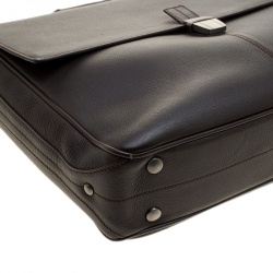 Montblanc Dark Brown Leather Briefcase