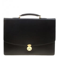 Montblanc Black Leather Briefcase