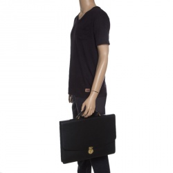 Montblanc Black Leather Briefcase