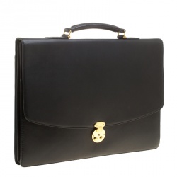 Montblanc Black Leather Briefcase