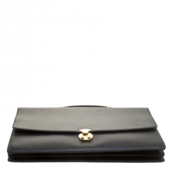 Montblanc Black Leather Briefcase