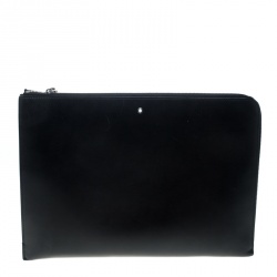 Montblanc Black Leather Document Case