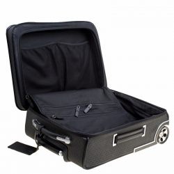 Montblanc Black Signature Coated Canvas Nightflight On board Luggage