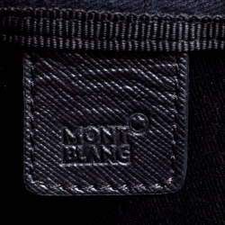 Montblanc Black Signature Coated Canvas Nightflight On board Luggage