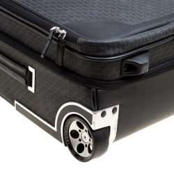 Montblanc Black Signature Coated Canvas Nightflight On board Luggage