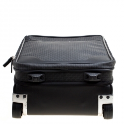 Montblanc Black Signature Coated Canvas Nightflight On board Luggage