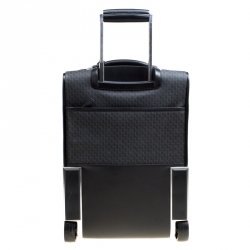 Montblanc Black Signature Coated Canvas Nightflight On board Luggage