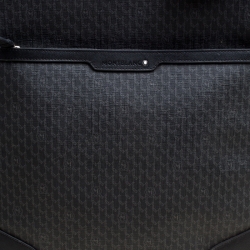 Montblanc Black Signature Coated Canvas Nightflight On board Luggage