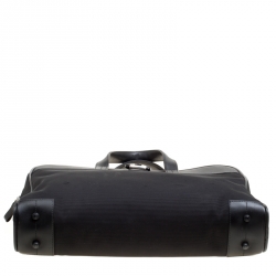 Montblanc Black Fabric and Leather Nightflight Document Bag