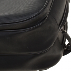 Montblanc Black Textured Leather Extreme Rucksack Backpack