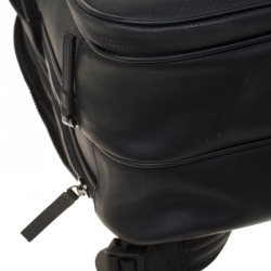 Montblanc Black Textured Leather Extreme Rucksack Backpack