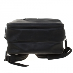 Montblanc Black Textured Leather Extreme Rucksack Backpack