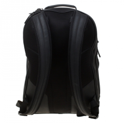 Montblanc Black Textured Leather Extreme Rucksack Backpack