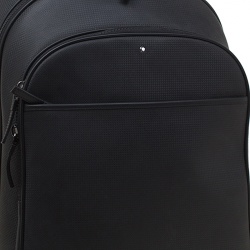 Montblanc Black Textured Leather Extreme Rucksack Backpack