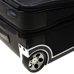 Montblanc Black Fabric and Leather Nightflight On Board Trolley