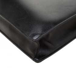 MontBlanc Black Leather Meisterstuck Single Gusset Briefcase