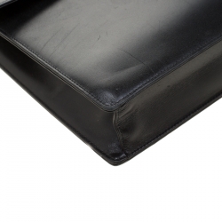 MontBlanc Black Leather Meisterstuck Single Gusset Briefcase