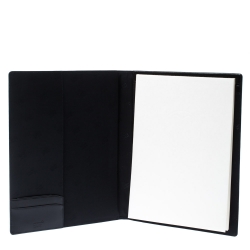 Pre Owned Montblanc Black Leather Conference Folder 