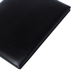 Pre Owned Montblanc Black Leather Conference Folder 