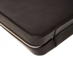 Montblanc Dark Brown Leather Briefcase 