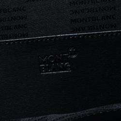 Montblanc Black Fabric and Leather Nightflight Trolley On-board Travel Bag