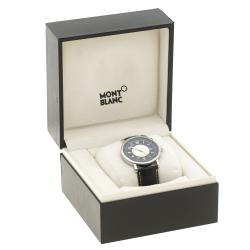 Montblanc Black Stainless Steel Pix 7045 Men's Wristwatch 38 mm