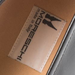 Pre Owned Moreschi Black Leather Penny Loafers Size 41.5