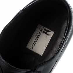 Pre Owned Moreschi Black Leather Oxford Size 42.5