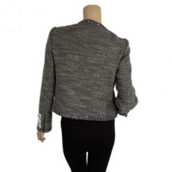 Pre Owned Moschino Badges Wool Jacket M