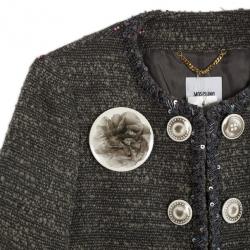 Pre Owned Moschino Badges Wool Jacket M